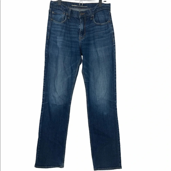 Old Navy Other - Old Navy Straight Leg Distressed Wash Jeans 32x34